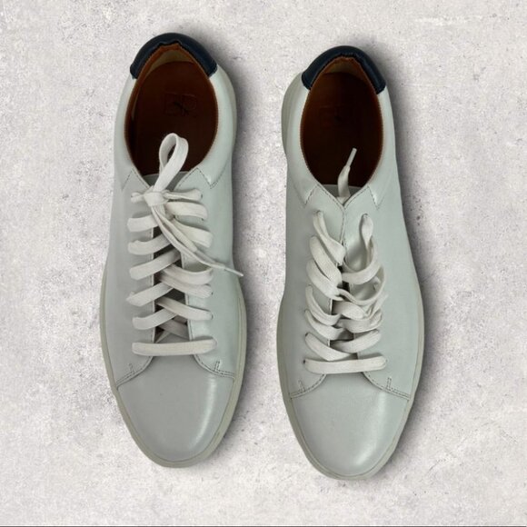 NEW Nordstrom BP Venice Low Top White Sneakers Size 46 or 13‎ Classic Leather - Picture 9 of 9